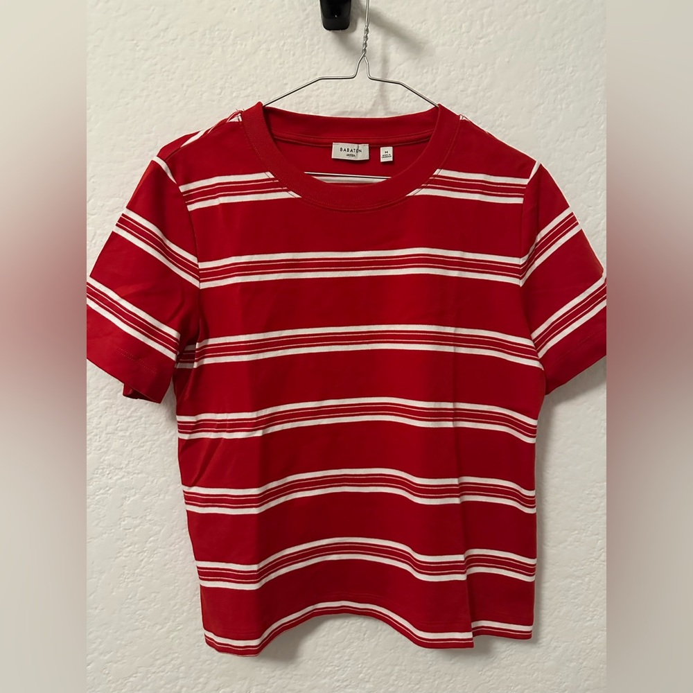 Red Striped T Shirt